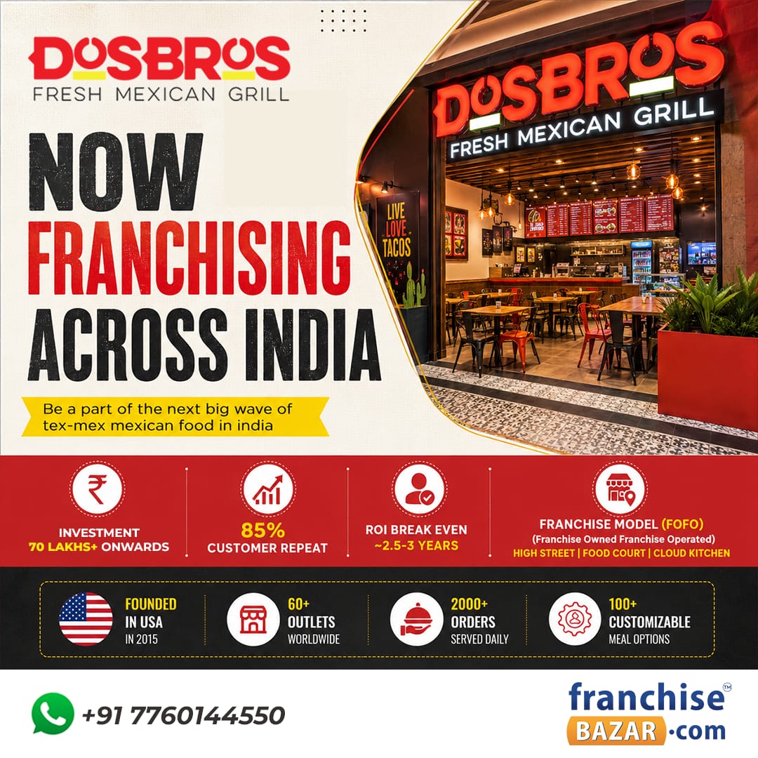 DosBros Mexican food franchise — brand marketing creative
